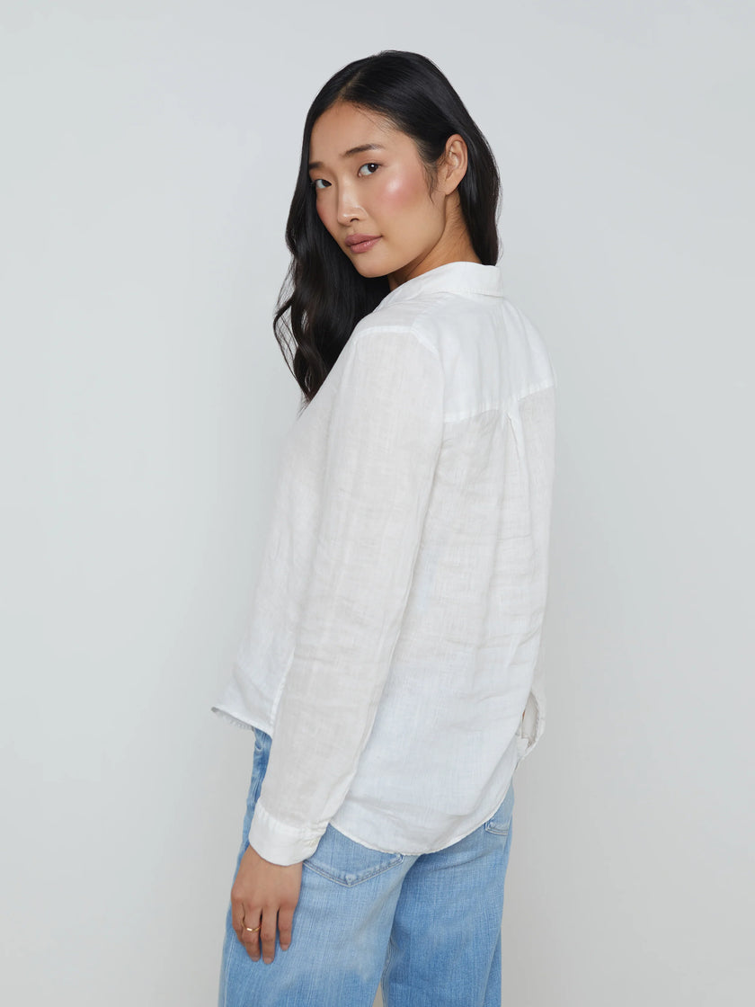 TYLER LINEN BLOUSE