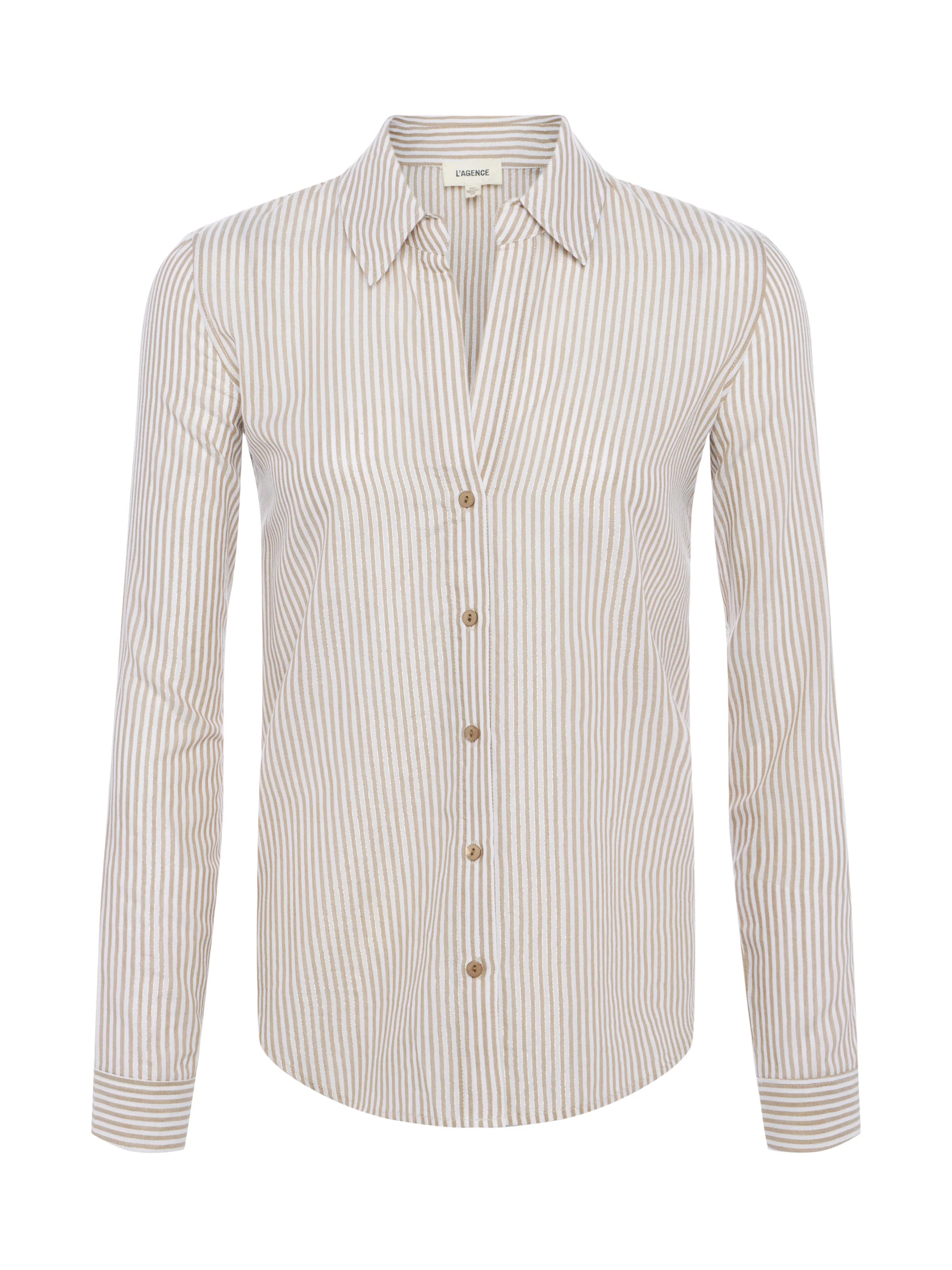 LAURENT STRIPED BLOUSE