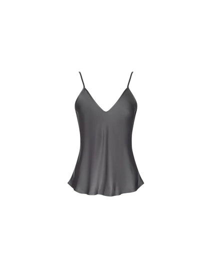 LEXI SILK CAMISOLE IN ASH OLIVE