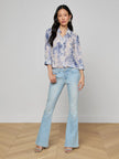 CAMILLE BLOUSE IN WATERCOLOR LACE PAISLEY