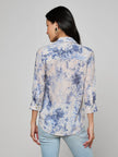 CAMILLE BLOUSE IN WATERCOLOR LACE PAISLEY