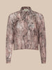 COSETTE SHIRT IN MAUVE MULTI WESTERN SNAKE PRINT