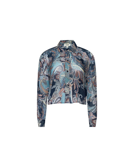 COSETTE CROP HI LOW SHIRT IN BESARABIAN