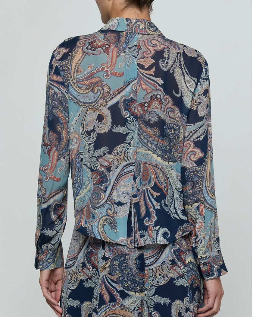 COSETTE CROP HI LOW SHIRT IN BESARABIAN