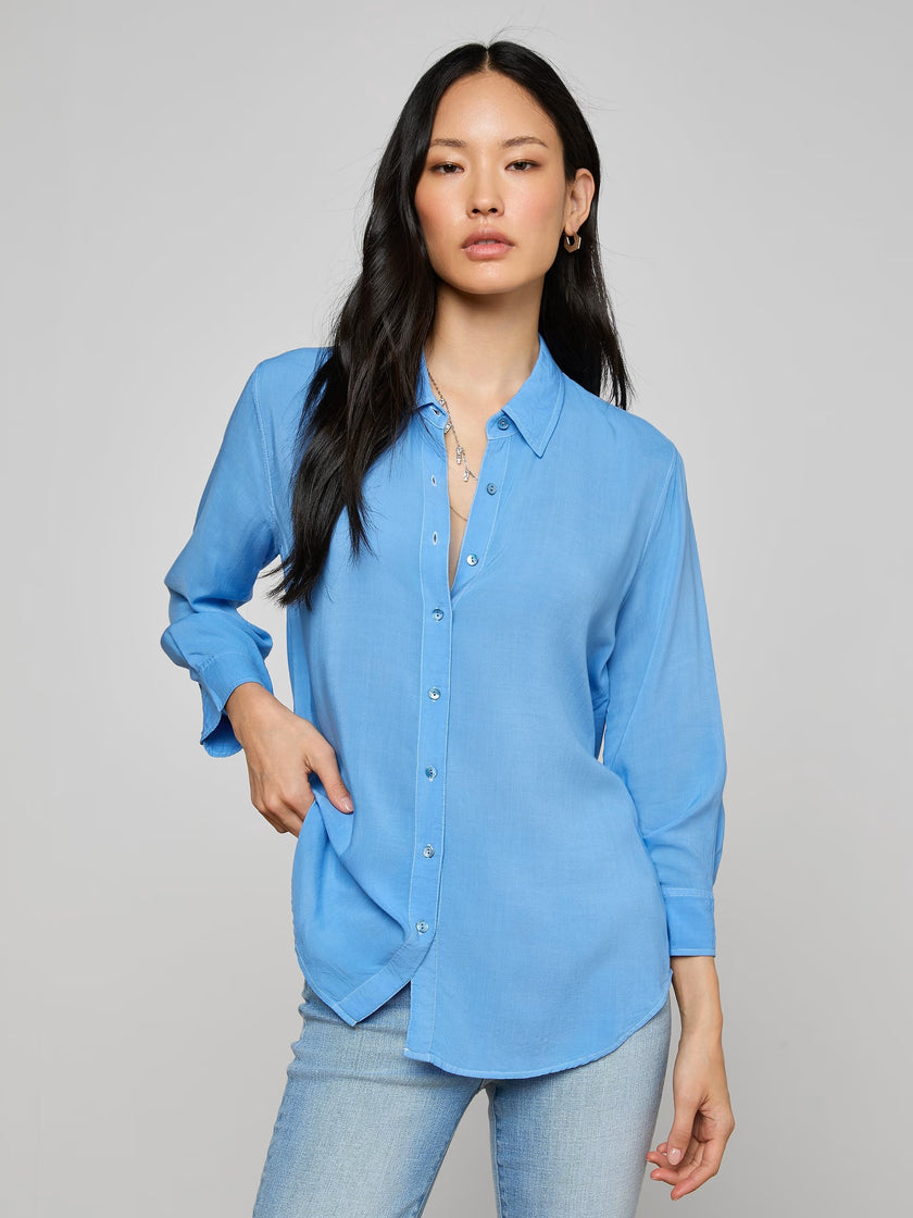 MARLENE BLOUSE IN ALLURE BLUE