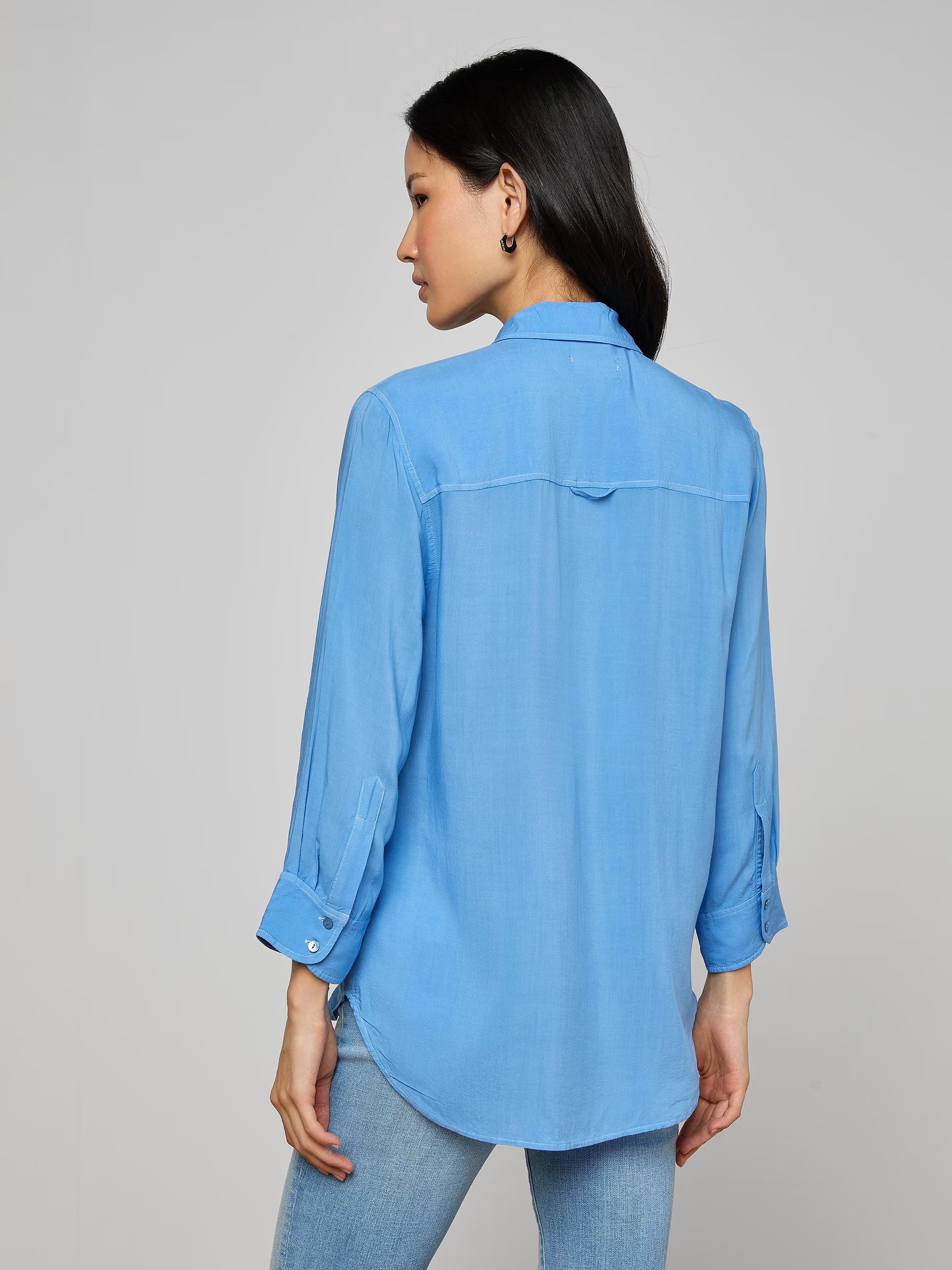 MARLENE BLOUSE IN ALLURE BLUE