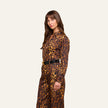 ELLERY BLOUSE IN JAVAN LEOPARD