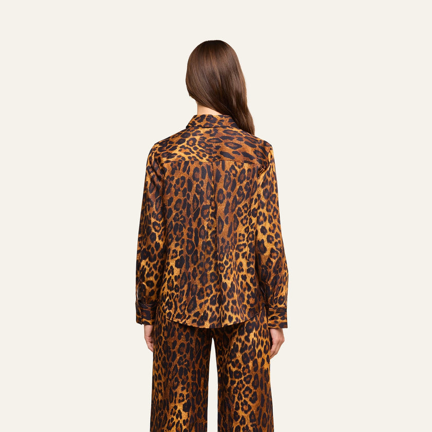 ELLERY BLOUSE IN JAVAN LEOPARD