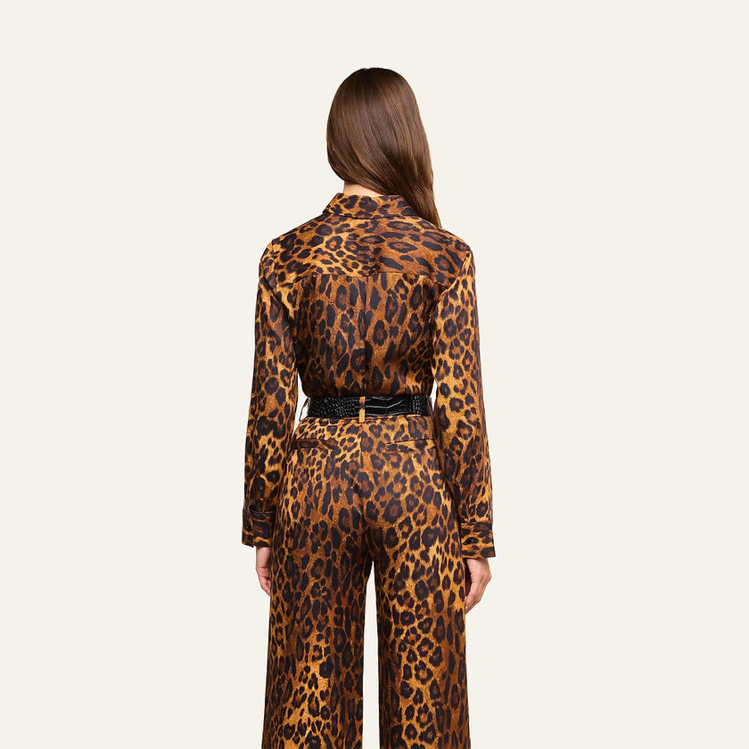 ELLERY BLOUSE IN JAVAN LEOPARD