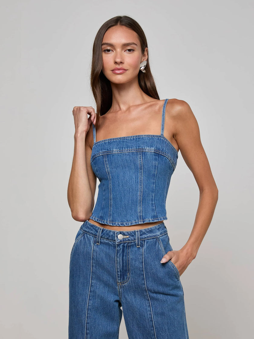 ARLIN DENIM TANK