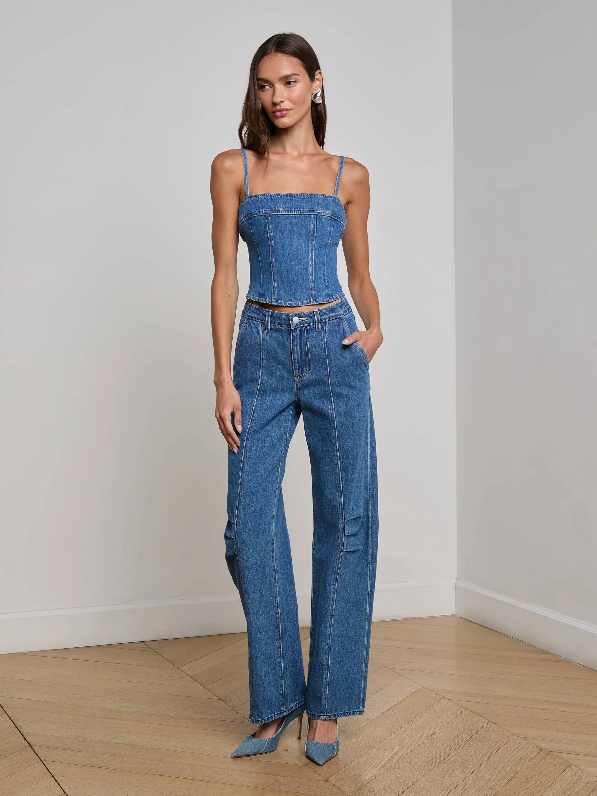 ARLIN DENIM TANK