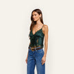 KIMBER SILK LACE CAMISOLE