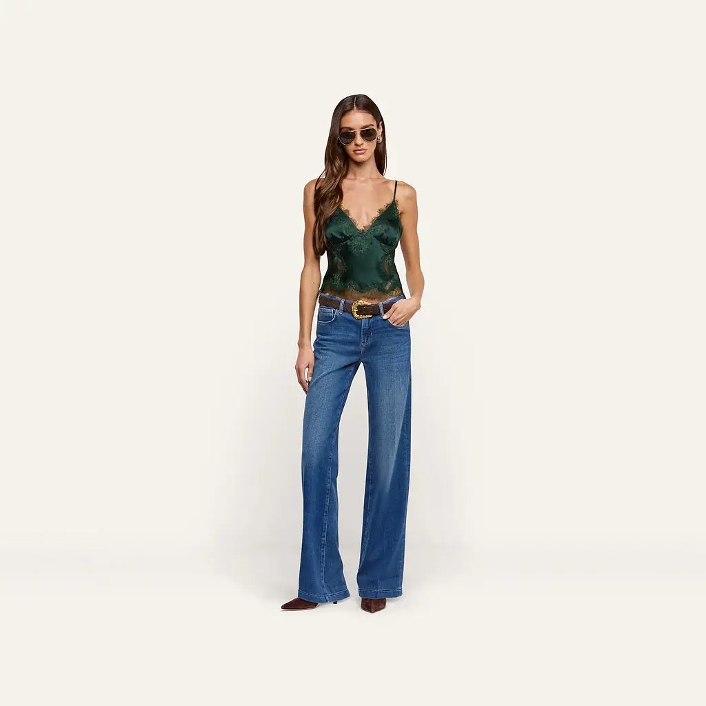 KIMBER SILK LACE CAMISOLE