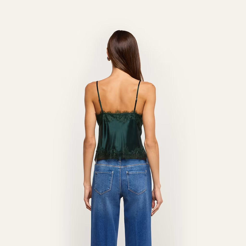 KIMBER SILK LACE CAMISOLE