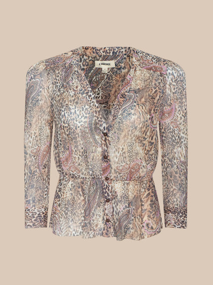 SURI TOP VALENCIA LEOPARD