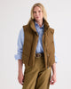 PUFFER VEST IN WATERPROOF CANVAS