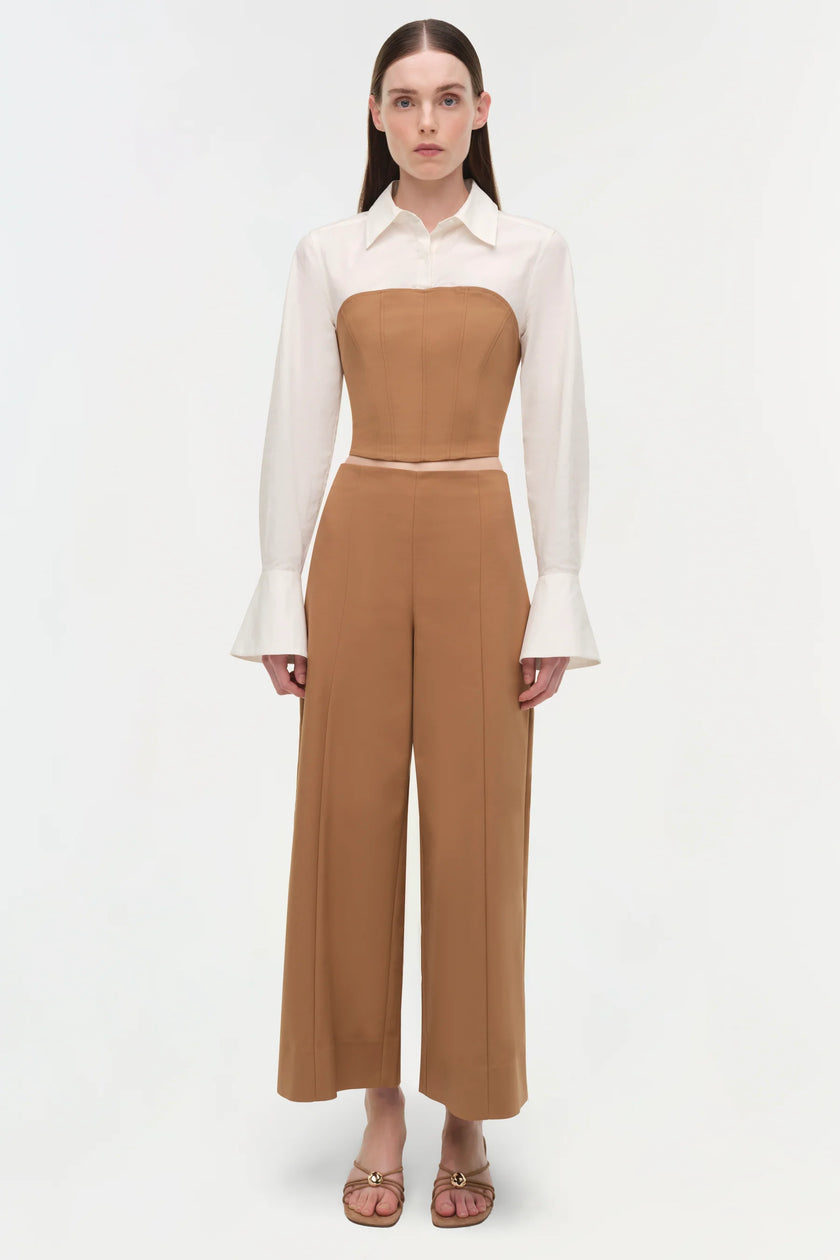 KALLIN CROPPED WIDE LEG PANT