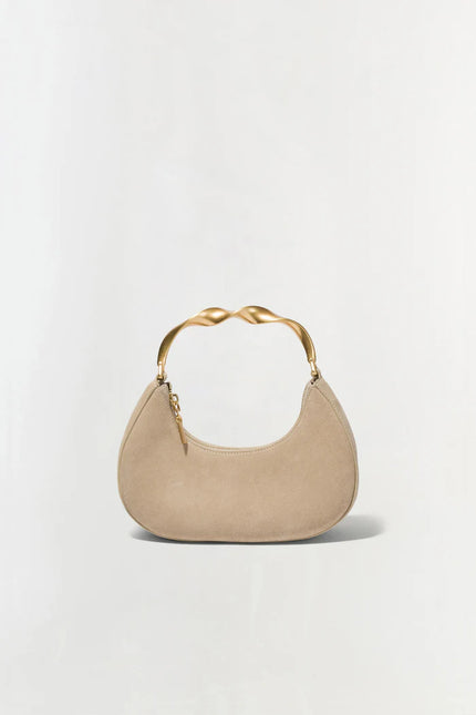 NIXI SUEDE CRESCENT BAG