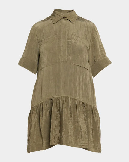 CRIS SHORT SLEEVE SHIRT DRESS
