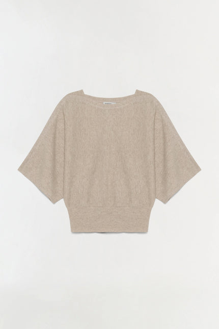 SHAI CASHMERE DOLMAN BOXY TEE
