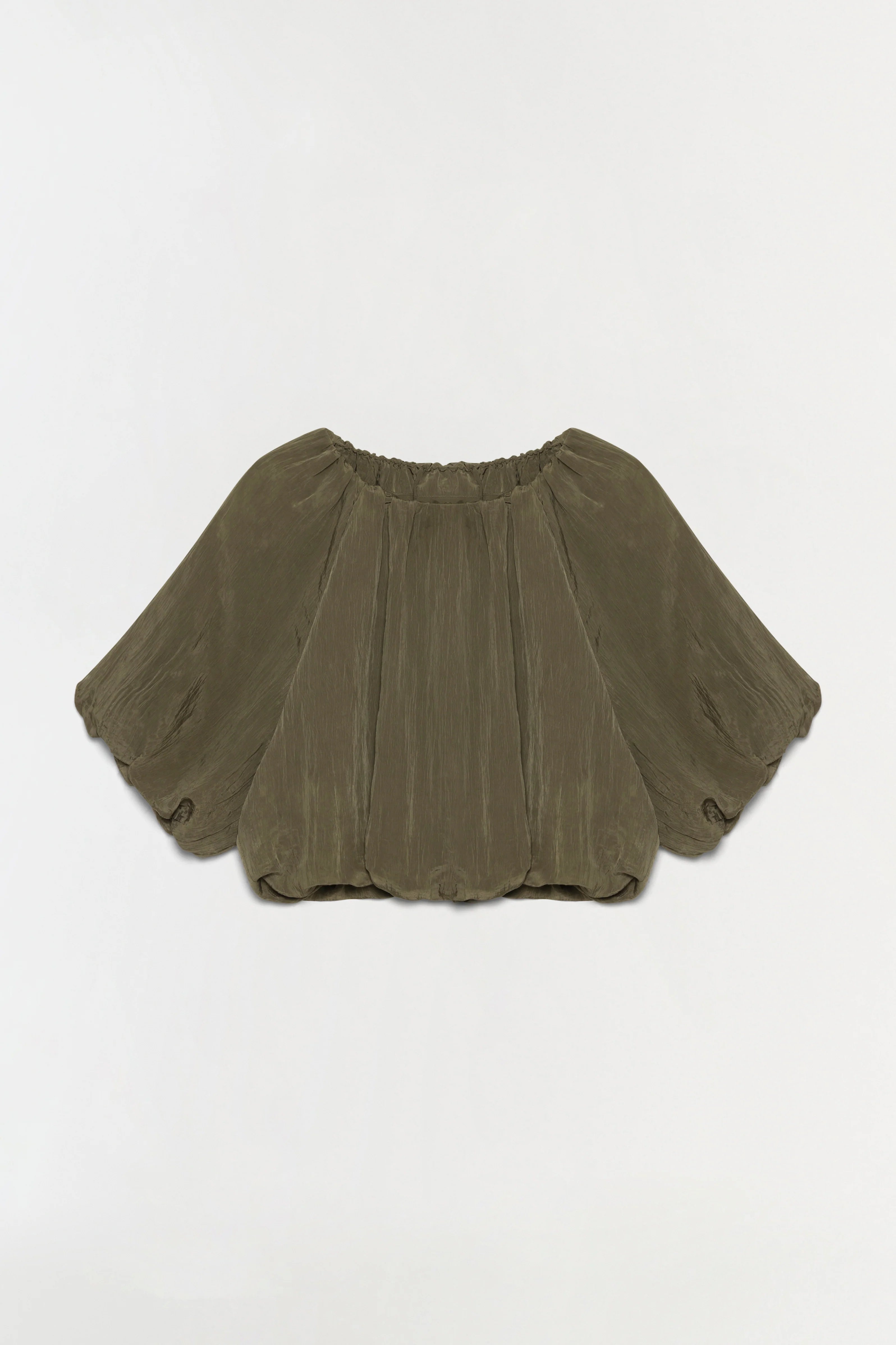 ANNI PUFF SLEEVE CROPPED TOP