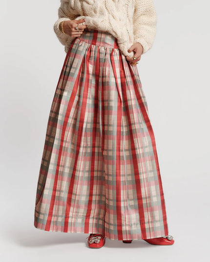 BALL SKIRT IN FV PLAID