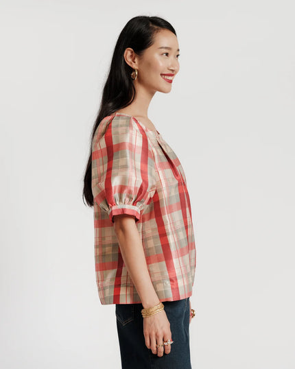 ZONDA TOP IN FV PLAID