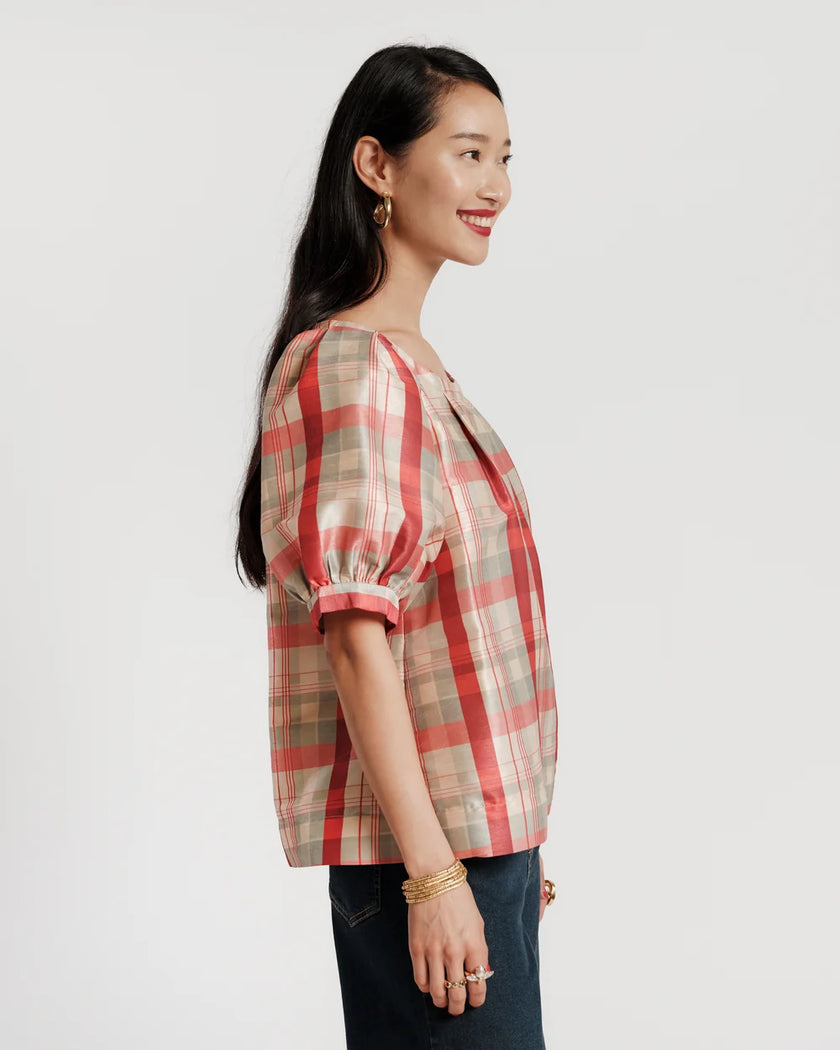 ZONDA TOP IN FV PLAID
