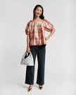 ZONDA TOP IN FV PLAID