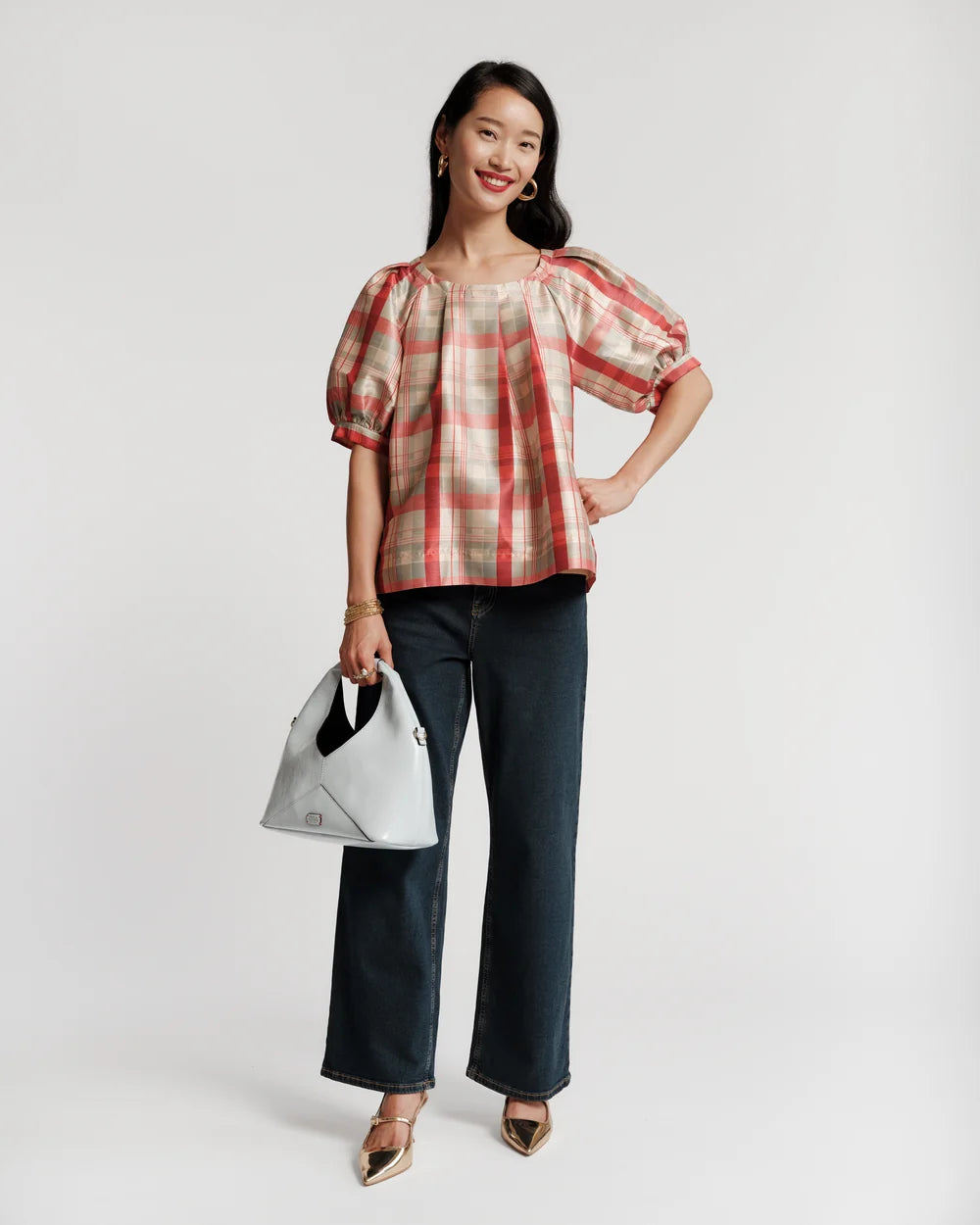 ZONDA TOP IN FV PLAID