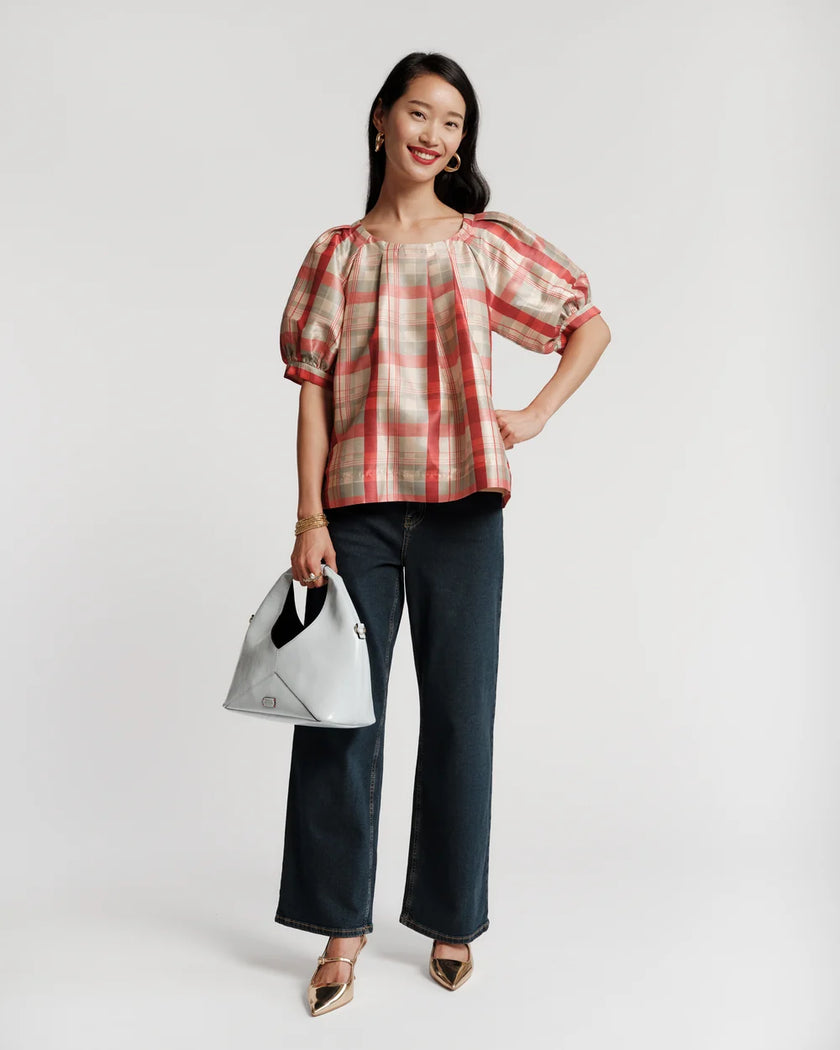 ZONDA TOP IN FV PLAID