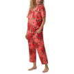 SHORT SLEEVE CROPPED PJ SET