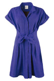 ROCKY DRESS IN OPEN WEAVE STRIPE