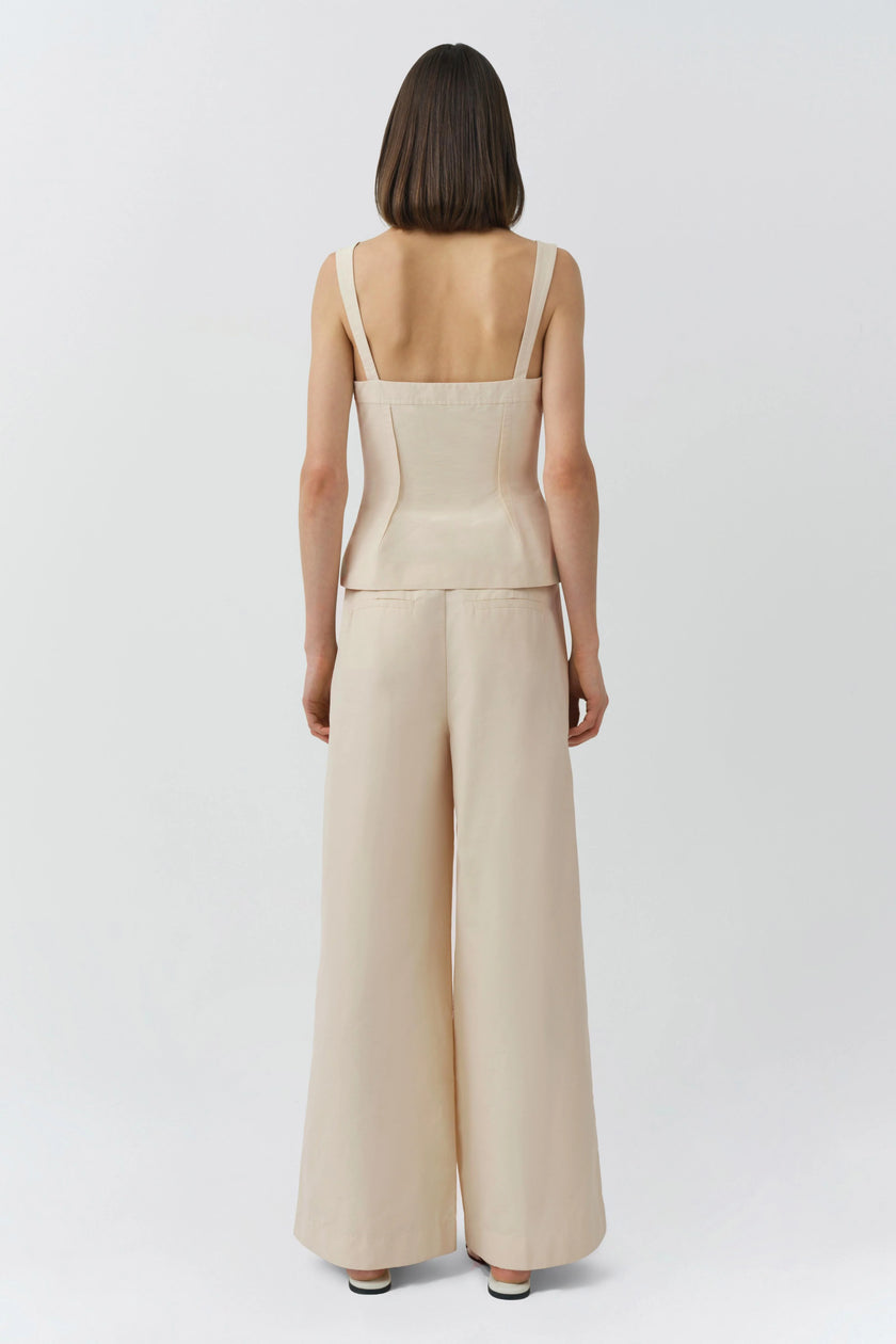 LEROY PLEATED WIDE LEG PANT