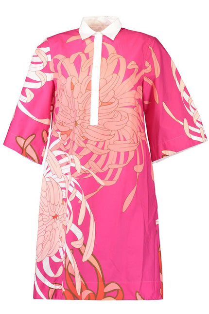 JACKALYN RED DAHLIA PRINT DRESS