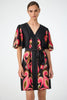 CERTONIA PUFF SLEEVE DRESS