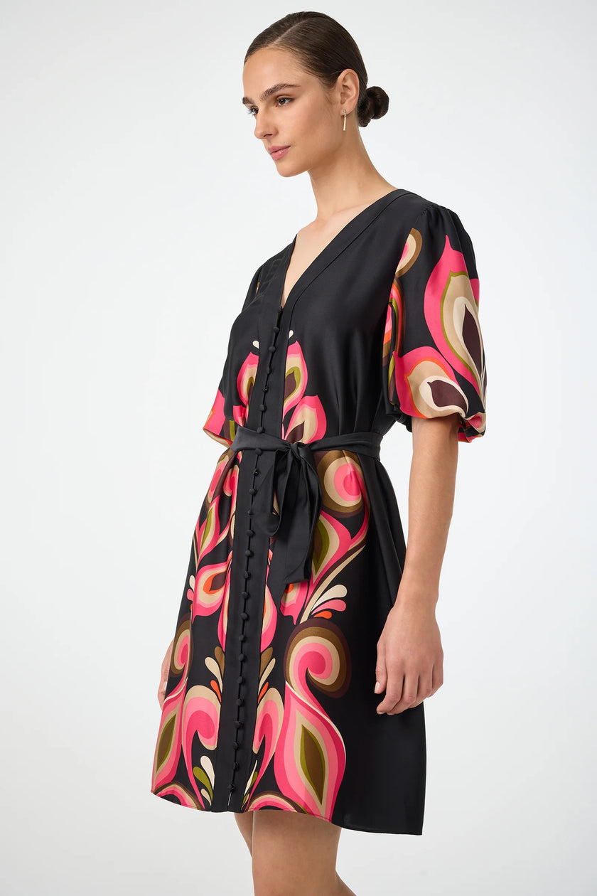 CERTONIA PUFF SLEEVE DRESS