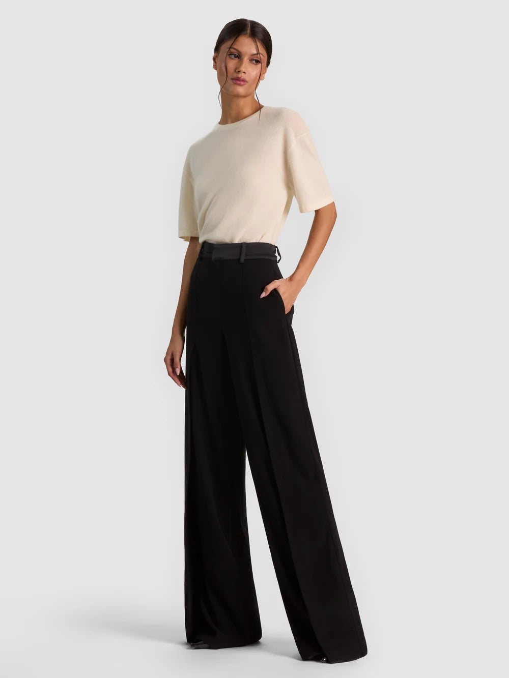 WADE OPEN PLEAT TROUSER