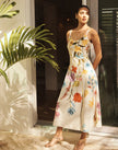 SUGARCANE MIDI DRESS IN GARDEN MUSE