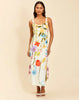 SUGARCANE MIDI DRESS IN GARDEN MUSE