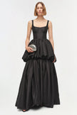TABITHA TAFFETA TIERED BUBBLE DRESS