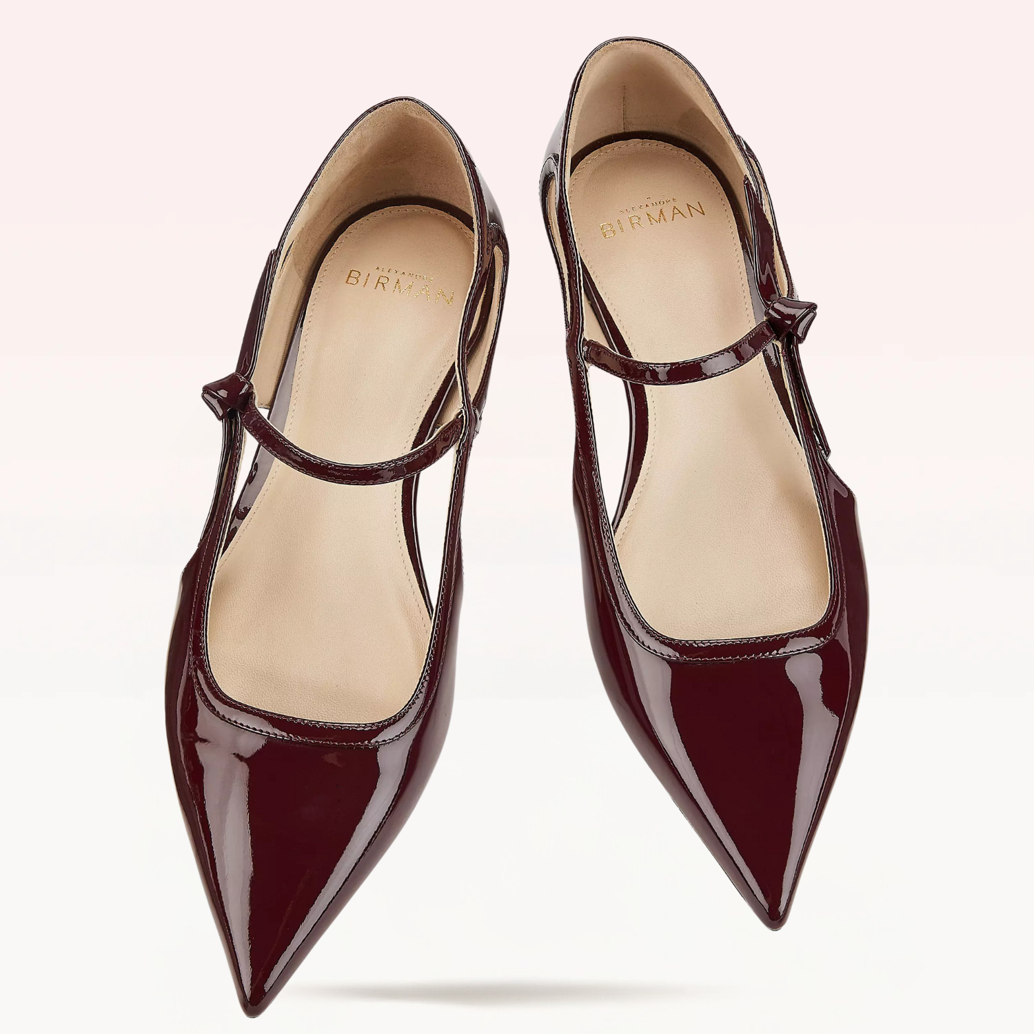 LUITA FLAT CHERRY LACQUER