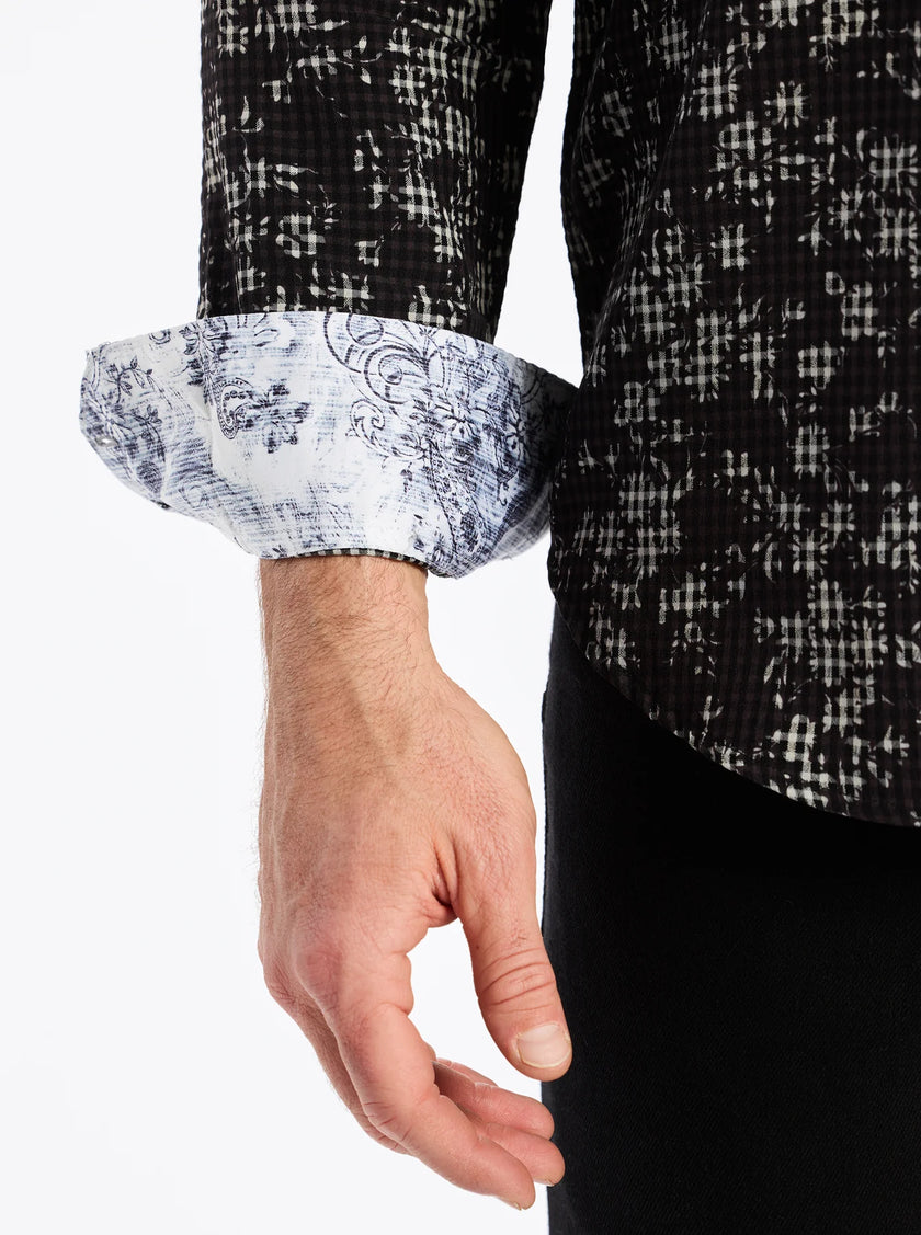 ANGOLA LONG SLEEVE BUTTON DOWN SHIRT