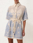 OTTIE PALM SHIRT DRESS