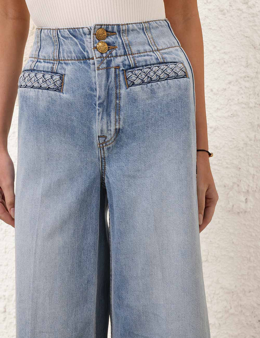 INDRA CROPPED FLARE JEAN