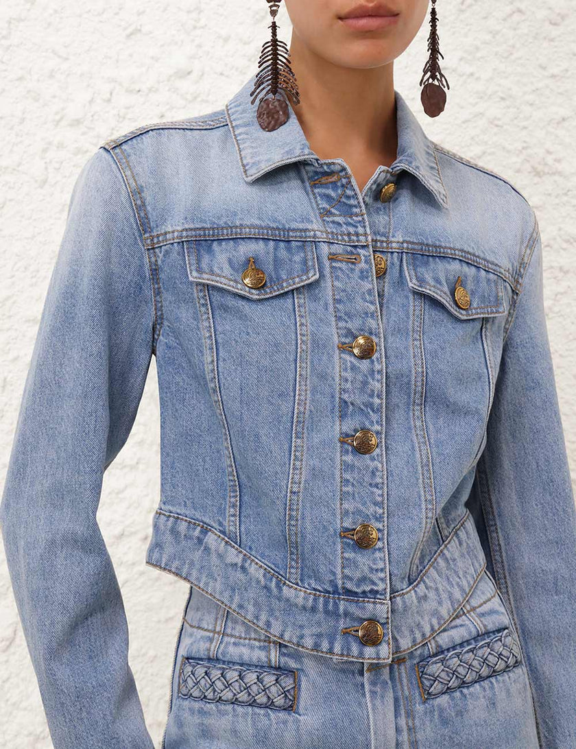 LUCKY FITTED DENIM JACKET