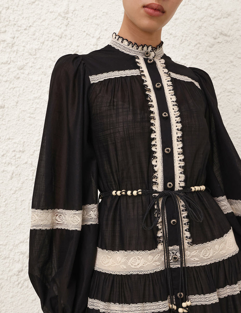 RHIANNON LACE BILLOW DRESS