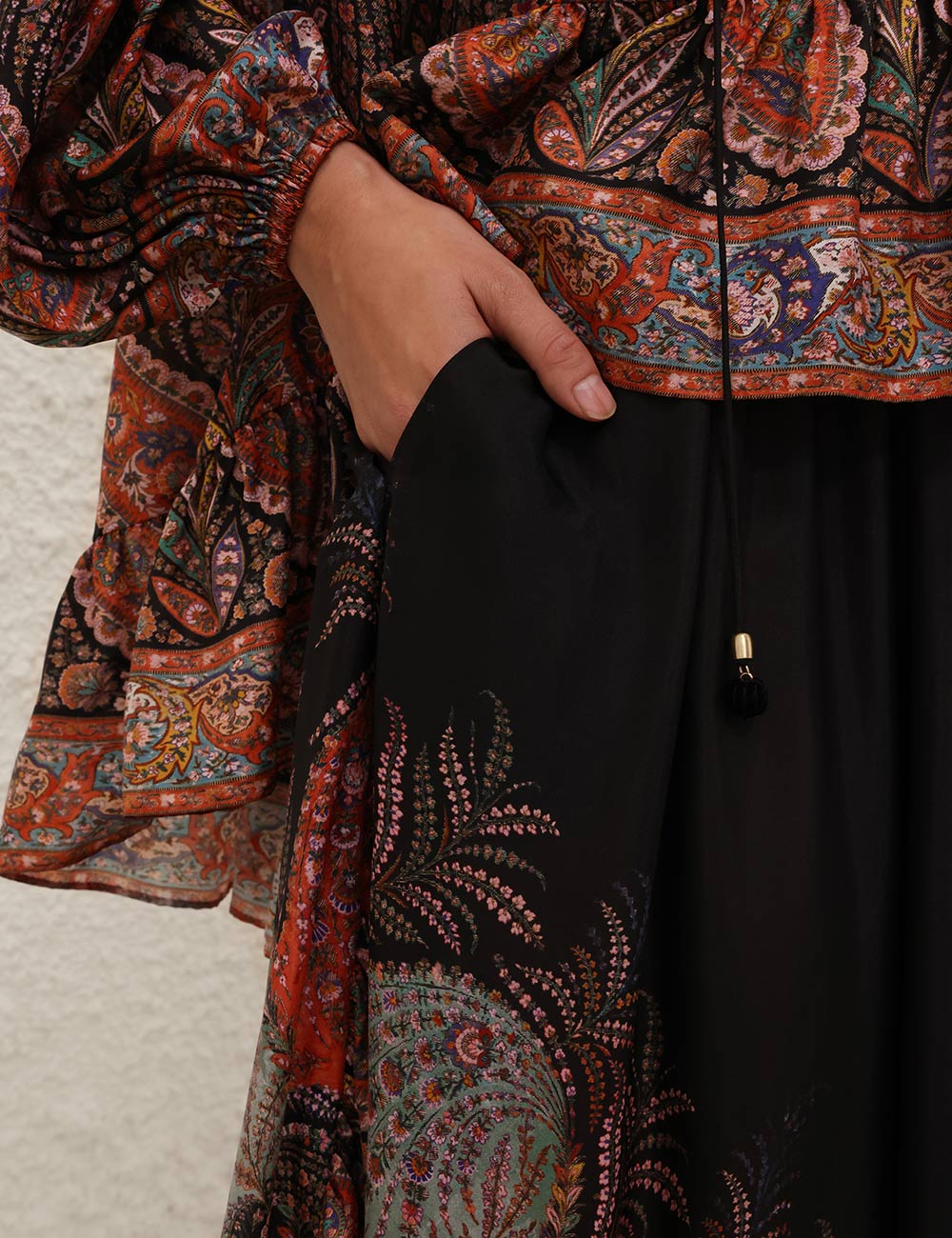RHIANNON RUFFLE MAXI SKIRT