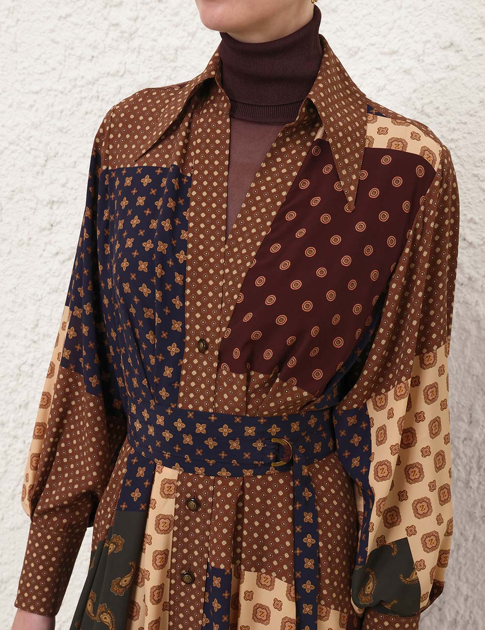 TUCK MIDI DRESS