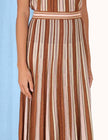 LUMINOSITY LUREX STRIPE SKIRT